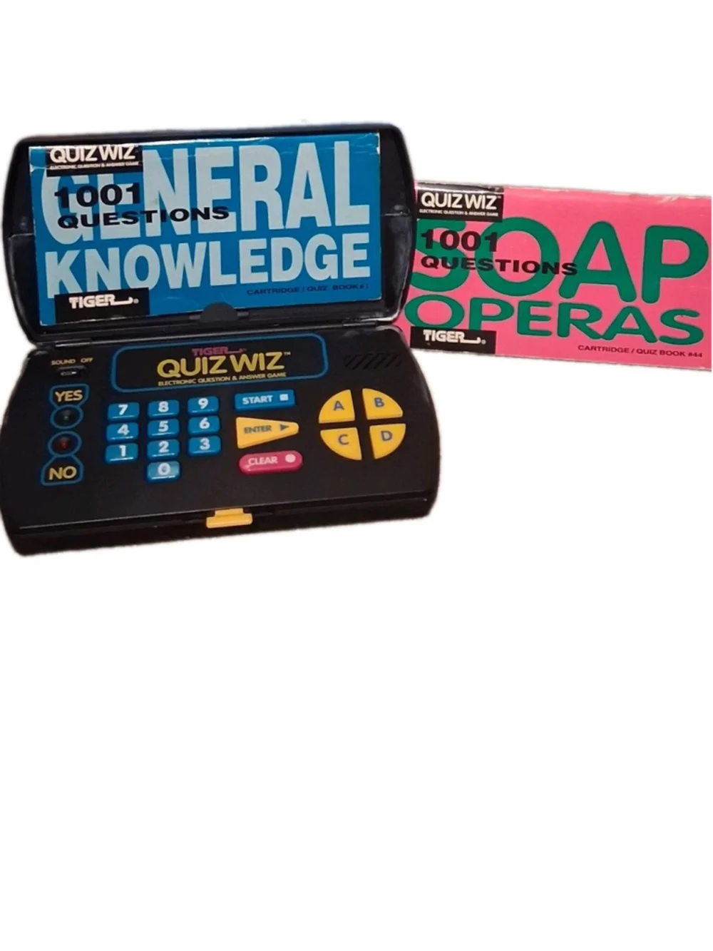 Tiger Quiz Wiz Electronic Q&A Game w/ Quiz Books General Knowledge -Operas